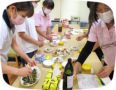 ヘルパー研修状況（調理実習）